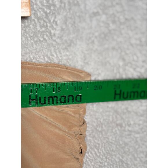 Express Women's Tan Strapless Ruched Bodycon Mini‎ Dress Lined Size XL NWT - Picture 8 of 8